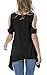 Mounblun Women Plus Size Solid Basic Flowy Tank Tops Summer Short Sleeve Tunic Black XL