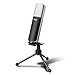 Mugig Condenser USB Microphone for PC Laptop Computer with Tripod Stand Portable Wired Recording USB Mic
