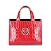 Luxury Fashion | Philipp Plein Womens WBA0920PLE035N13 Red Handbag | Season Outlet