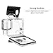 FINEST+ Waterproof Housing Shell for GoPro HERO7 White/Silver Diving Protective Housing Case 45m with Anti Fog and Bracket Accessories for Go Pro Hero 7 White/Silver Action Camera