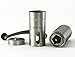 SALE NOW Quantahome Manual Coffee Grinder adjustable ceramic burr with Bag, Brush & Scoop. Stainless Steel-Best for perfect ground coffee, spices and herbs-Aero press compatible