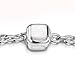 Silver Cube Bead Bracelet 8