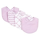 Trend Lab Orchid Bloom Bib Set, Purple