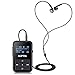 AGPTEK A12 8GB Portable Clip Mp3 Player with FM Radio|30 Hours Playback|Independent Volume Control, Black