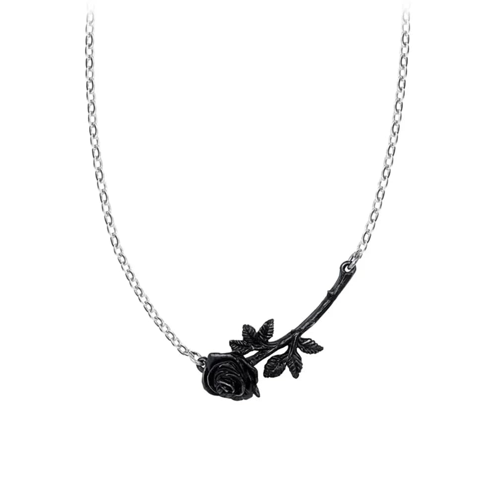 Alchemy Gothic Black Thorn Women's Necklace Standard Pewter