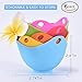 Alemozala 6 Pack Egg Poacher Cups Poached Egg Maker Egg Poaching Cups Silicone Poaching Pods Stovetop Egg Cooker BPA Free Microwave Dishwasher Safe Non-Stick Easy to Use