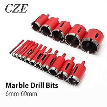 Generic 22mm : 6mm-60mm Core Drill Bit for Marble Granite Stone Material Cement Sintering Diamond Bit