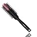 LESCOLTON Extended Round Barrel Hair Brush with Boar Bristles, Nano Thermal Ceramic Ionic Tech Blowout Brush for Blow Drying, Curling & Straightening, Perfect for Extra Shine,Styling(1.3inch)
