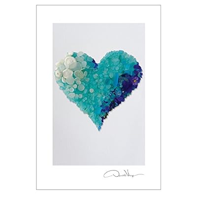 Sea Glass Hearts Postcard Variety Pack. Number 1 in the Series. 4x6, 2 of Each. Best for Birthday Cards, Thank You Notes… 41834lDGUlL