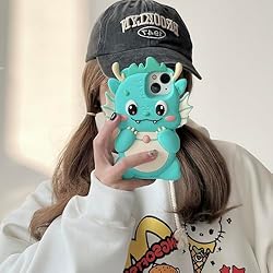 YAKVOOK Case for iPhone,Kawaii Phone Cases 3D