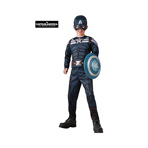 Retro Kids Captain America Winter Soldier - 2 in 1 Reversible Stealth Costume - Image 3