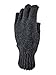 BRUCERIVER Men's Wool knitted with Thinsulate lining Fingerless Ragg Gloves Colour Anthra