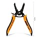 Jozabova Wire Stripper Cutting Pliers,Wire Stripper Crimper Cable Cutter Cutting Pliers Network Cable Wire Stripper 10 to 22 AWG gage(0.6-2.6mm)