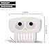 Peleg Design Brain Drain White Skull Sponge Holder for Kitchen, Bath, or Sink, Drains and Dries All Types of Sponges, 1 Sponge Included