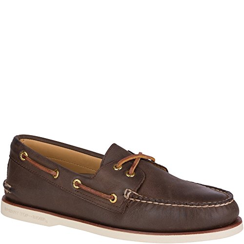 Sperry Top-Sider Men's Gold Cup A/O 2-Eye,Brown Leather,US 14 W