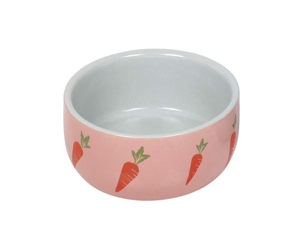 Nobby Rodent Ceramic Bowl Wortel Pink Diameter 11 x 4.5 cm 0.3 L