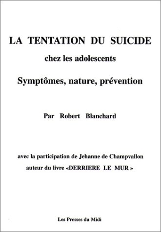 La  tentation du suicide chez les adolescents