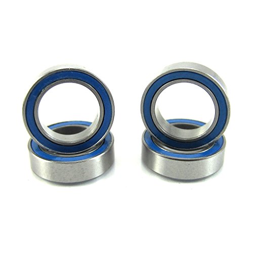 10x15x4mm Precision Ball Bearings ABEC 3 Rubber Seals (4) 6700-2RS-BU