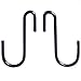 24 Pack Black S Hooks Heavy Duty S Shaped Hooks for Hanging Kitchenware Spoons Pans Pots Utensils Clothes Bags Towers Plants Tools
