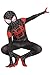 CHECKIN Toddler Kids Spider Verse Miles Morales Gwen Jumpsuit Bodysuit Black Spider Boy Tights Costume (Child L/120-130CM, Miles Morales)