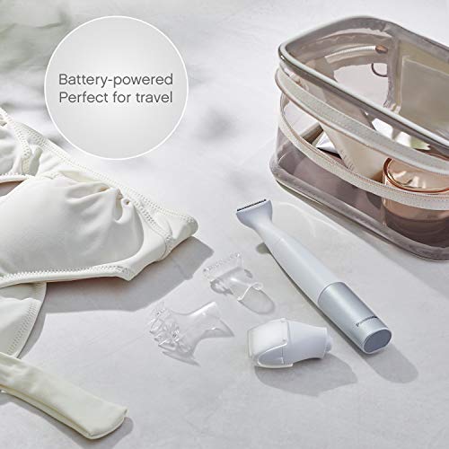 Panasonic Bikini Trimmer and Shaver for Women with 4 Attachments for