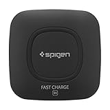 Spigen Essential F301W Wireless Charger pad [Adapter NOT Included] for iPhone X / iPhone 8 / iPhone 8 Plus / Galaxy S8 / Galaxy S8 Plus / Galaxy Note 8