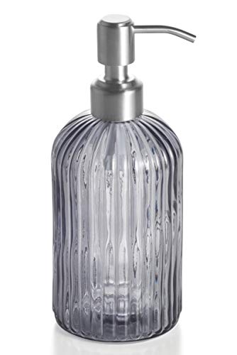 Easy-Tang-18-Oz-Glass-Soap-Dispenser-Hand-Soap-Dispenser-with-Stainless-Steel-Pump-Grey 4183Gvg%2B3NL
