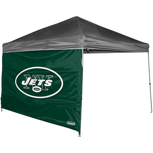 NFL New York Jets Straight Leg Canopy Wall, 10 x 10, Green