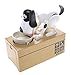 PowerTRC Toy Figure Dog Piggy Bank (White Black)