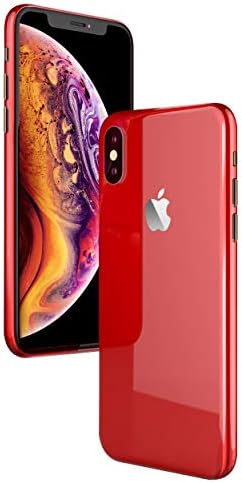 ColorSkin iPhone Xs Max Skin,Vinyl Sticker Full Body Protective iPhone Xs Max Skin Wrap Film Decal - High Gloss Red