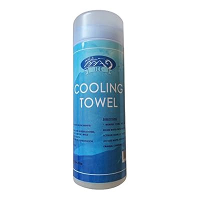 Cooling Towel - Sports Instant Snap Golf Gym Yoga Towel for Your Neck As Seen on Tv - For All Sports and Outdoor Activities- Waffle Design Highly Effective for the Best Extreme Heat Relief- Ice Cooling Towel Comes with an Unconditional Guarantee Is Perfec