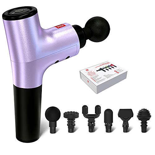 Master Massage Nova Massage Gun With 6 heads-g Attachment Gift Box With Purple…
