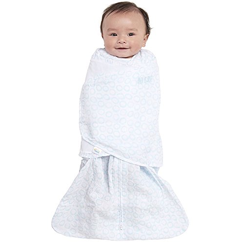 HALO 100 Cotton Muslin Sleepsack Swaddle, 3Way Adjustable Wearable