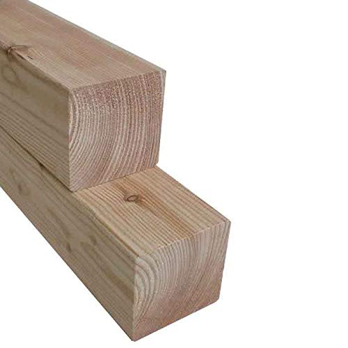 Pfosten 90x90 mm Höhe 190 cm Lärche Kantholz Holzzaun Gartenzaun Vorgartenzaun Friesenzaun
