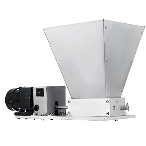 image for BestEquip 2 Roller Grain Mill Homebrew Electric Barley Grinder 40PRM M