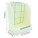 RUBYHOME Hay Feeder/Rack Less Wasted Hay - Ideal for Rabbits/Guinea Pigs/Chinchillas/Hamsters - Keeps Grasses Clean and Fresh (White)