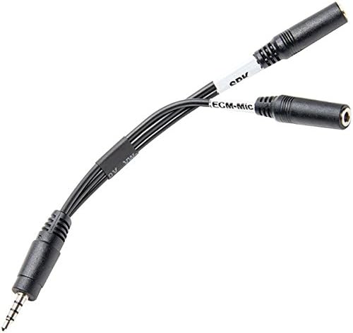 AZDEN HX-Mi i-Coustics HX-Mi TRRS Microphone/Headphone Interface Cable for Smartphones &amp; Tablets