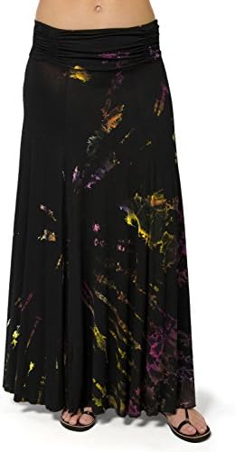 TCG Women's Tie-Dye 2.0 Maxi Skirt - Black-Multi