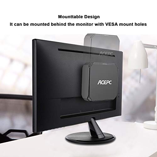 image for SMALLRT AK2 Mini PC Intel Celeron J3455,4K HD Graphics Windows 10 Mini