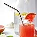 Stainless Steel Drinking Straws, LOVKITCHEN Reusable Metal Straws for Beverage, fit for 20/30 oz Tumblers Cups ( Set of 8, 8.5 Inches - 10.5 Inches), Cleaning Brushes and Storage Bag Included