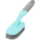 KUFUNG Scrub Brush, Cleaning Shover Scrubber with Ergonomic Handle and Durable Bristles for Bathroom Shower Sink Carpet Floor