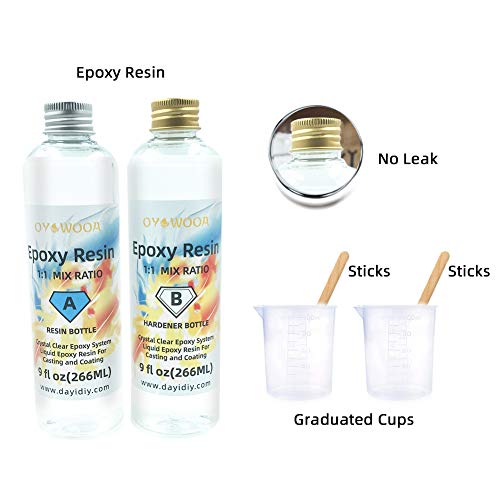 Epoxy Resin Crystal Clear Art Resin 2 Part Epoxy Resin