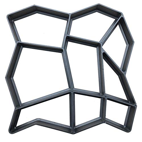 Mikolot Pavement Mold - Plastic DIY Path Maker Brick Mold Concrete Stone Molds for Stepping Stones (5#)