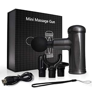 Mini Relaxing Massage Gun Electric Hand-Held Massage Gun a deep Tissue Muscle Massager Suitable for Athletes Portable