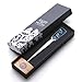 Mother of Pearl Black Bird Metal Steel Knife Office Sword Blade Hand Envelope Letter Opener with Crane and Moon Design