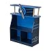 KidKraft Wooden Airplane Bookcase with Three Shelves and Spinning Propeller - Blue, Gift for Ages 3+ 29 x 10.2 x 31.8