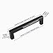 goldenwarm 5in Cabinet Handles Kitchen Cabinet Pulls - LSJ12BK128 Black Drawer Pulls Modern Cabinet Pull Handles for Kitchen Cabinets 128mm Hole Centre 25Pack
