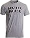 Ann Arbor T-shirt Co. Masterbaiter | Funny Fishing Fisherman Fish Master Baiter Dad Grandpa Joke T-Shirt-(Adult,XL) Sport Grey