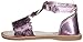 OshKosh B'Gosh Girls' Winnie Metallic Flower T-Strap Sandal, Purple, 8 M US Toddler