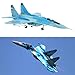 1/100 Scale Russian Air Force MiG-29 Light Fighter Military Model Diecast Plane Model for Commemorate Collection or Gift
